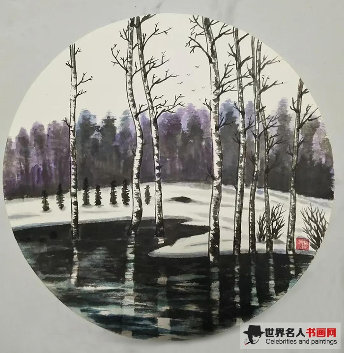 画家周志江花鸟画
